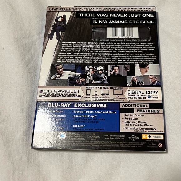 The Bourne Legacy Bluray Brand New - Picture 2 of 3